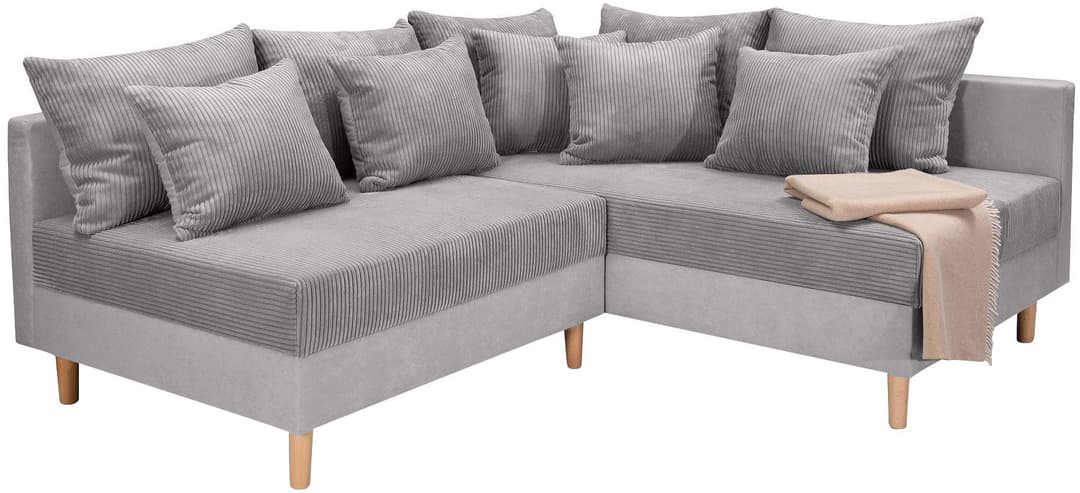 COLLECTION AB Ecksofa Anton L-Form | Grau