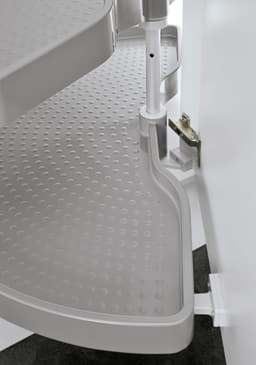 OPTIFIT Unterschrank 1/2 Karussellböden | Grau