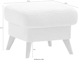 exxpo - sofa fashion Hocker Samso | Beige