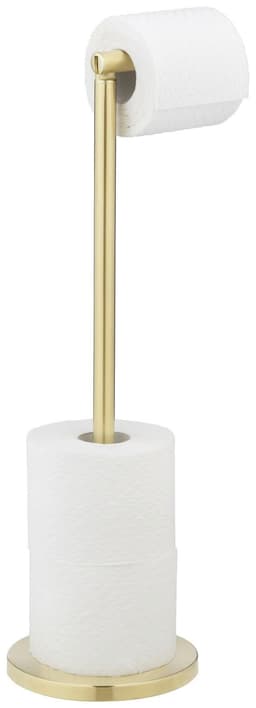 WENKO Toilettenpapierhalter 2in1 | Gold