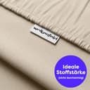 Wolkenfeld Bettwäsche Renforcé | Beige 2