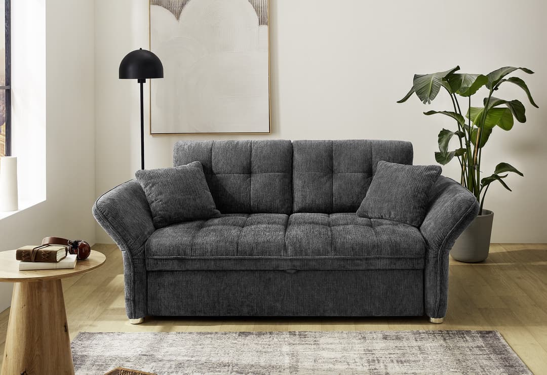 Jockenhöfer Gruppe Schlafsofa Leon | Grau
