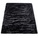 Paco Home Hochflor-Teppich Silky 591 | Schwarz