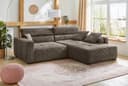 Jockenhöfer Gruppe Ecksofa Severino | Braun