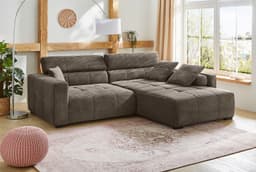 Jockenhöfer Gruppe Ecksofa Severino | Braun