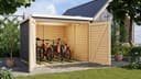 Karibu Fahrradbox Fahrradgarage 4 | Grau
