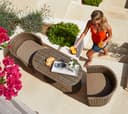 MERXX Balkonset Ancona Wicker | Braun