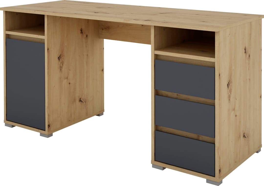 byLIVING Schreibtisch Lobo | Holztöne