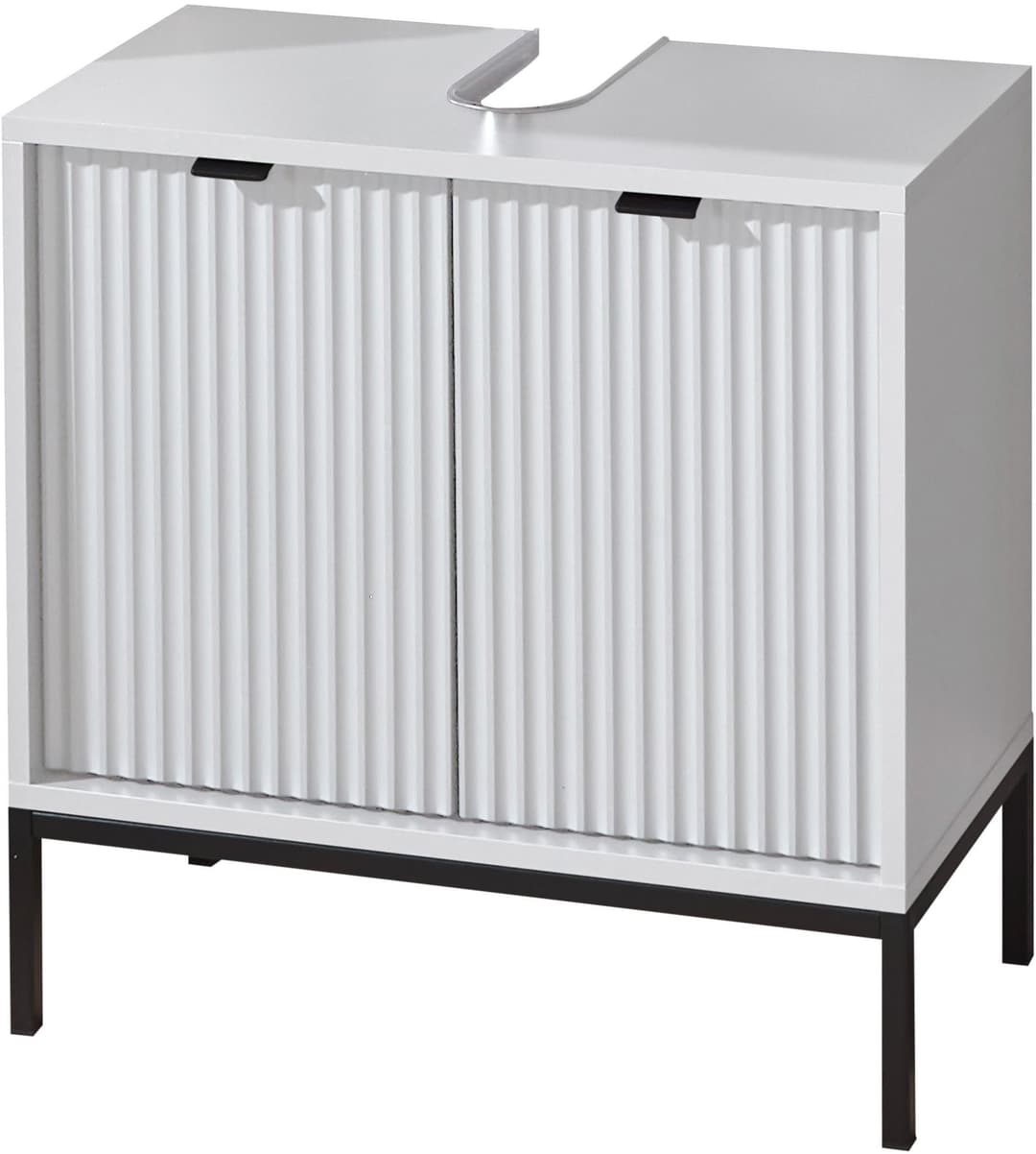 BASIC by Balculina Waschbeckenunterschrank Lucera | Weiß