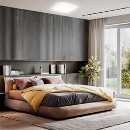 B.K.Licht LED Deckenleuchte | Weiß