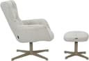 Home affaire VERGAS Ohrensessel mit Hocker | Beige 4
