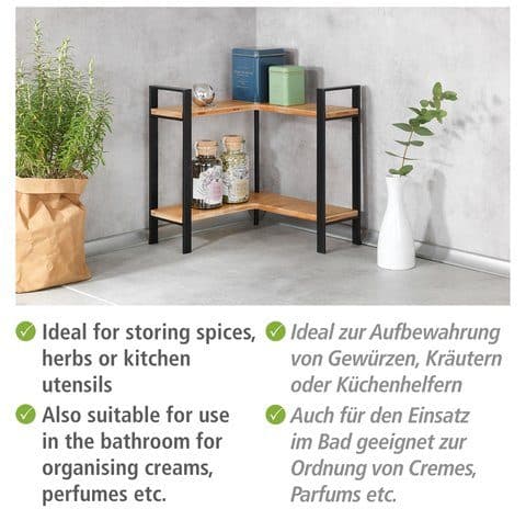 WENKO Küchenregal Lou | Braun