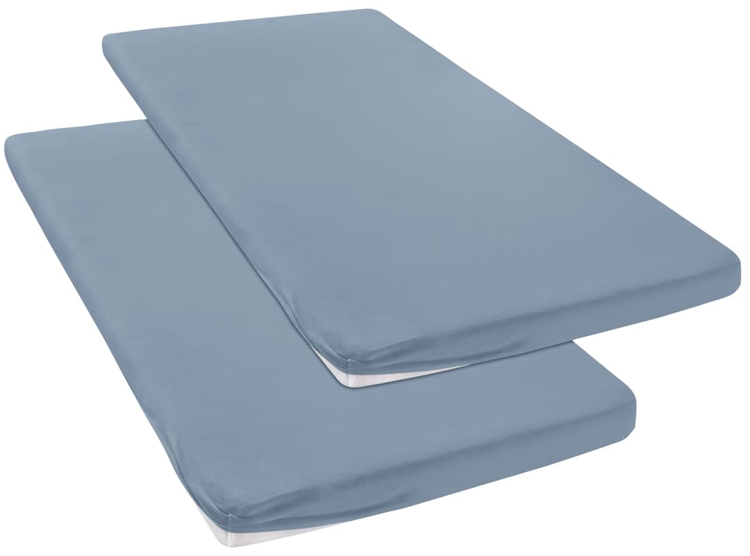 OTTO home Spannbettlaken Topper Basic | Blau