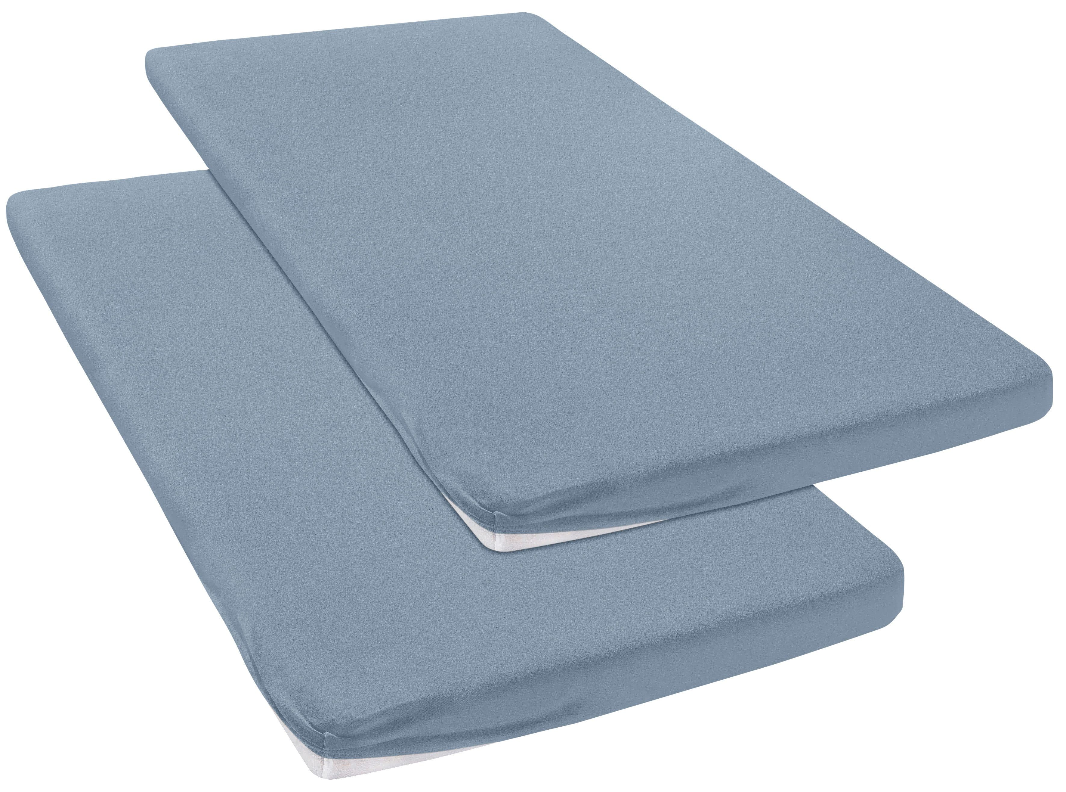 OTTO home Spannbettlaken Topper Basic | Blau