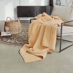 IBENA Wohndecke Luxus | Beige