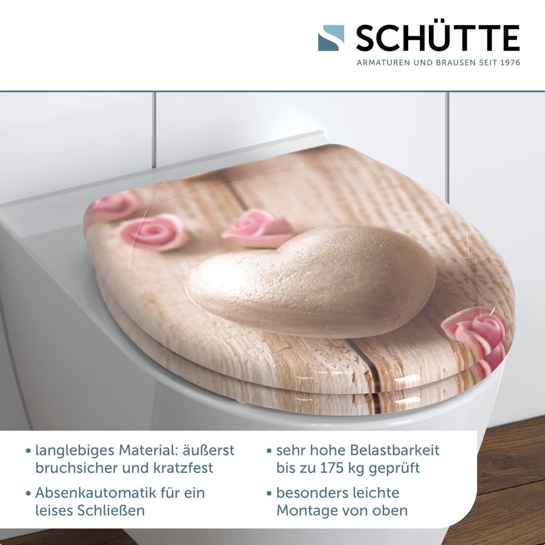 Schütte WC-Sitz Romantik | Mehrfarbig