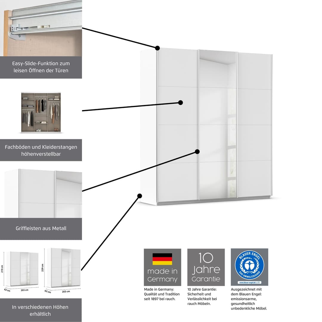 OTTO home Schwebetürenschrank AGORDO | Beige