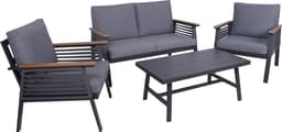 Garden Pleasure Gartenlounge-Set »DENIA« | Grau