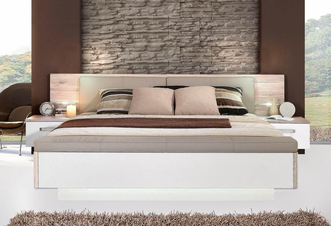 FORTE Schlafzimmer-Set Rondino | Holztöne