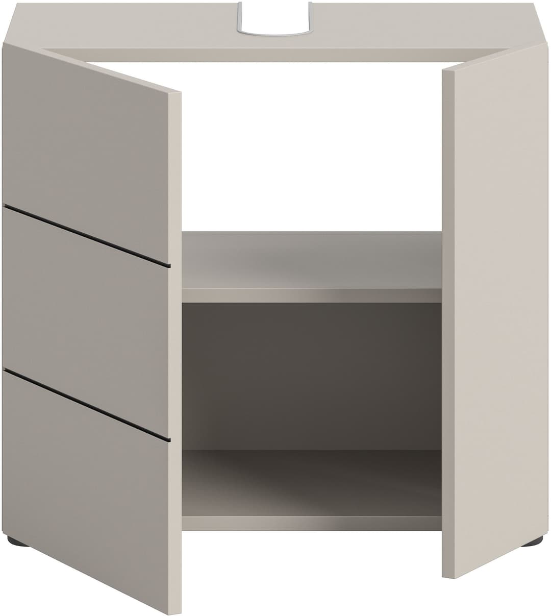 welltime Waschbeckenunterschrank BIEL | Beige