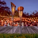 Näve LED Solarleuchte Torch | Kupfer