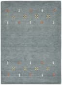 THEKO Wollteppich Gabbeh Motiv | Blau 2