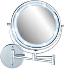WENKO Wandspiegel Power-Loc LED Modell Lumi | Silber 4