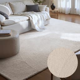 HANSE Home Wollteppich Calmio | Weiß
