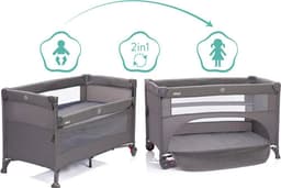 fillikid Baby-Reisebett Porto | Grau
