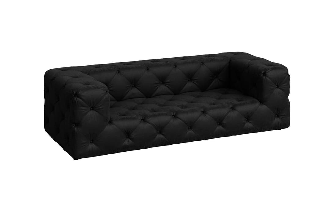 Home affaire 3-Sitzer FOLLINA | Schwarz