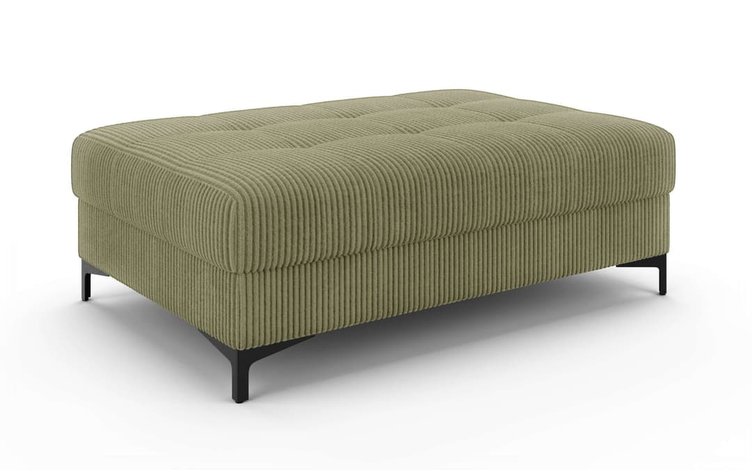 OTTO home Polsterhocker LEEVKE | Grün