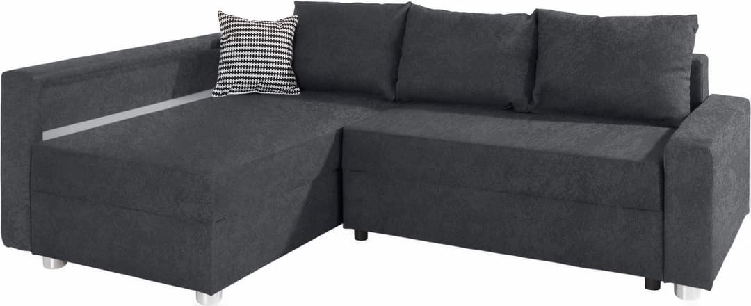 COLLECTION AB Ecksofa Relax L-Form | Grau