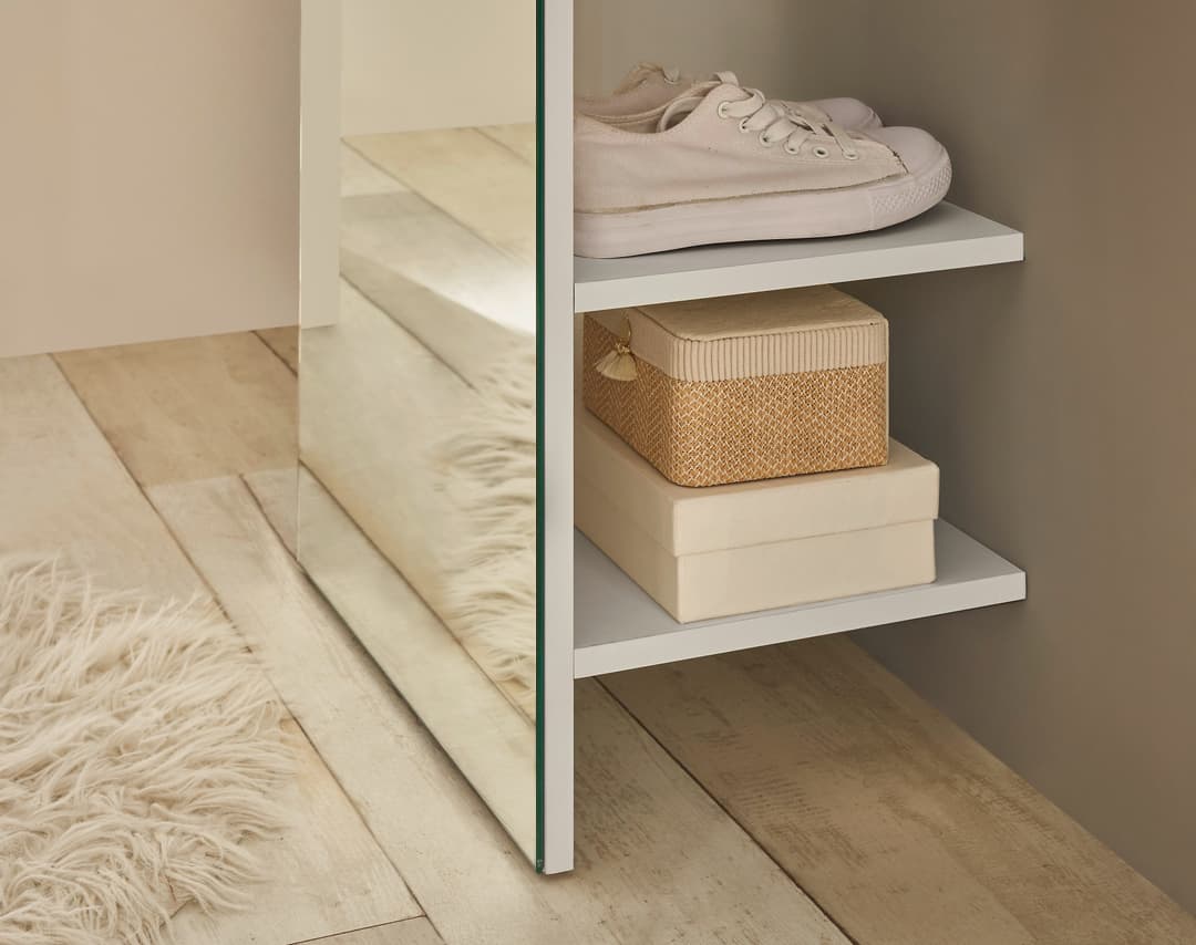 Home affaire Garderobenschrank GiRON/CiTY | Weiß