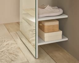 Home affaire Garderobenschrank GiRON/CiTY | Weiß