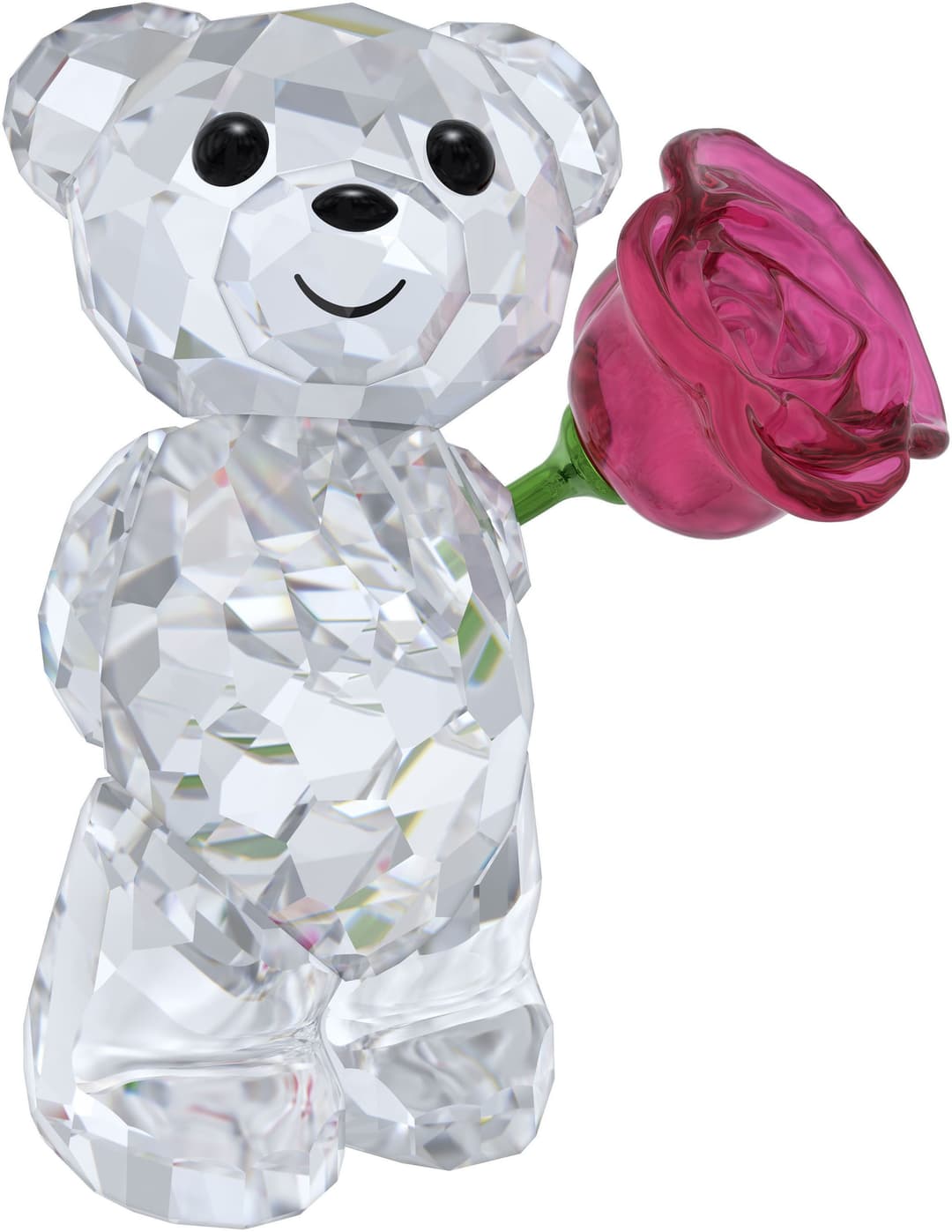 Swarovski Kris Bär mit Rose | Mehrfarbig
