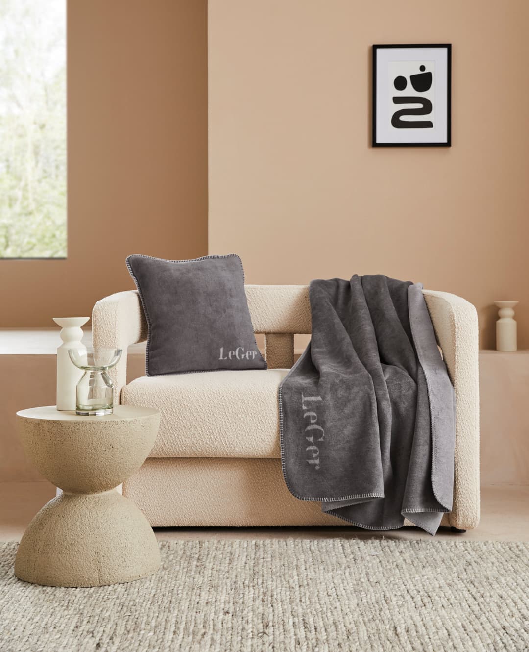 LeGer Home by Lena Gercke Dekokissen Anisa | Grau