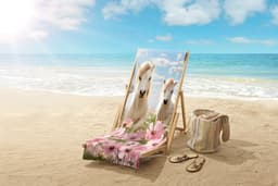 good morning Strandtuch Philou | Mehrfarbig