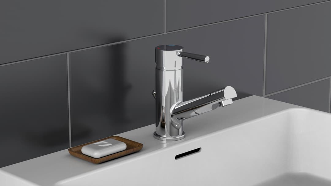 Schütte Cornwall Waschtischarmatur | Silber