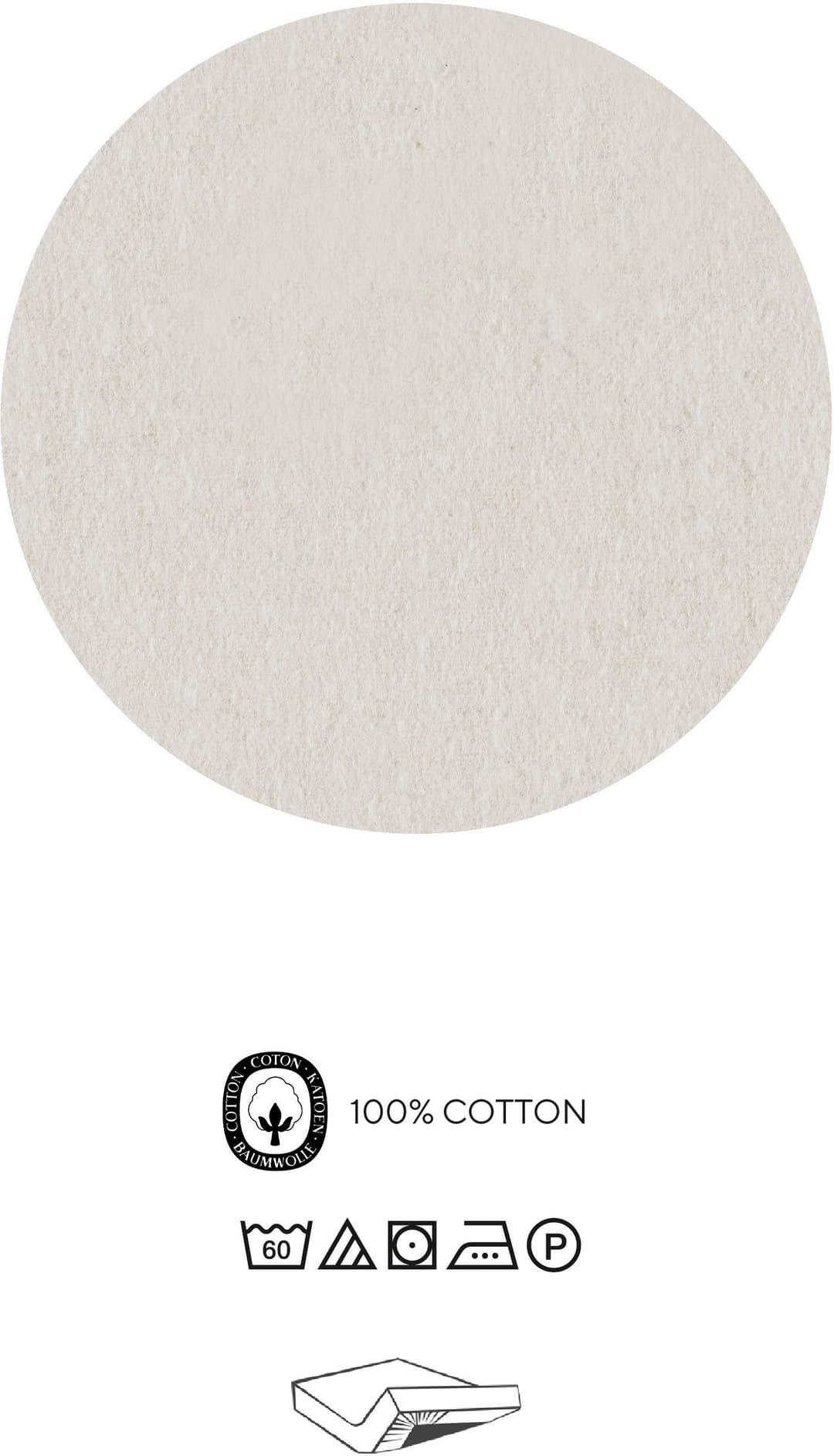 Biberna Spannbettlaken Hermal | Beige