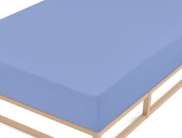Biberna Spannbettlaken Biber | Blau
