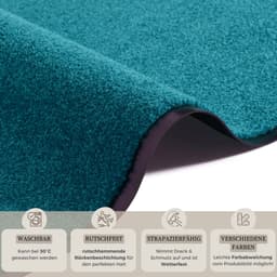 HANSE Home Fußmatte Wash & Clean | Türkis