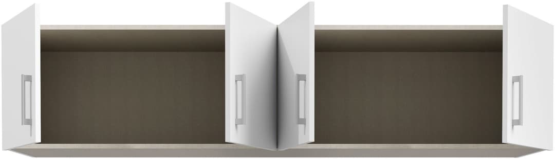 FORTE Schrankaufsatz | Weiß