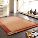 LUXOR living Wollteppich India | Orange 3