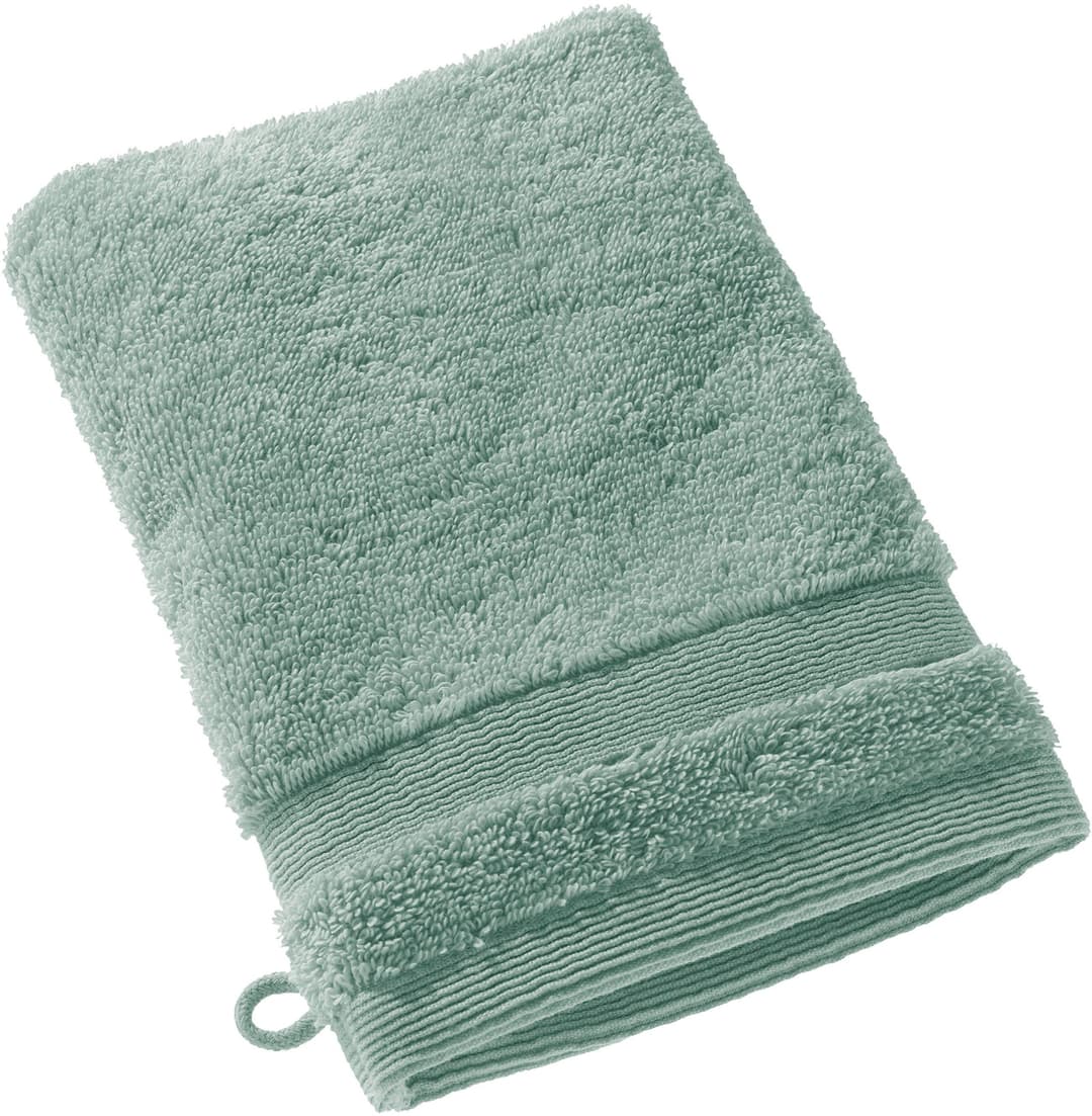 SCHÖNER WOHNEN-Kollektion Waschhandschuh Cuddly | Grün