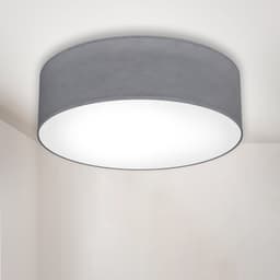 B.K.Licht LED Deckenleuchte | Grau