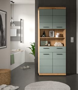 welltime Hochschrank SIENA | Holztöne