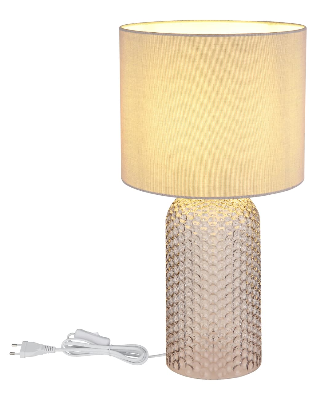 GLOBO LIGHTING Tischleuchte SOFIA | Grau