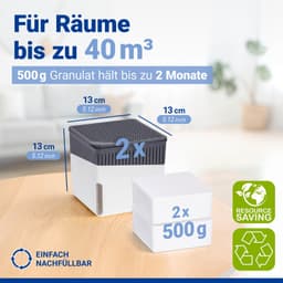 WENKO Luftentfeuchter Cube | Weiß