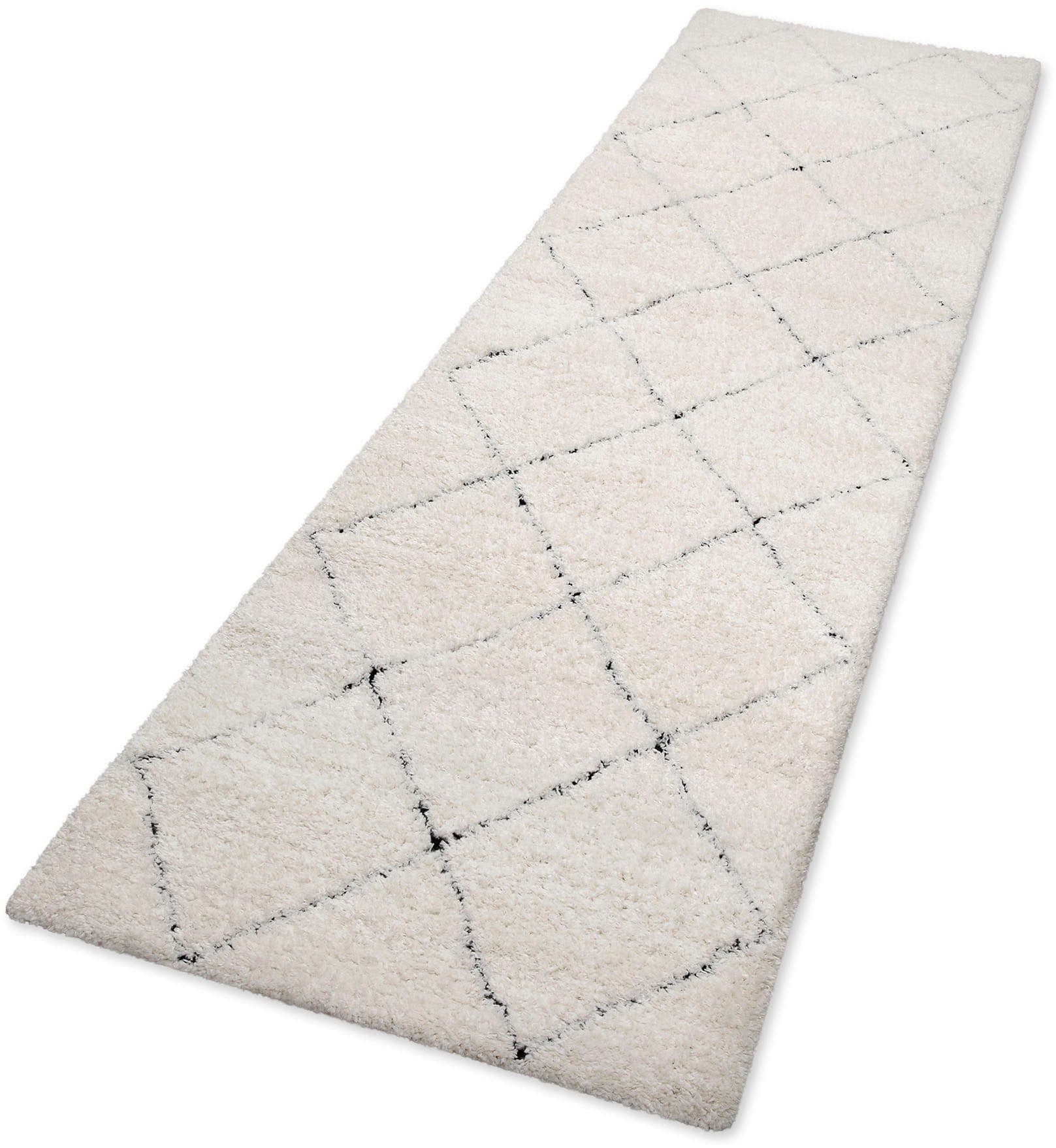 OTTO home Hochflor-Teppich Aveline | Beige