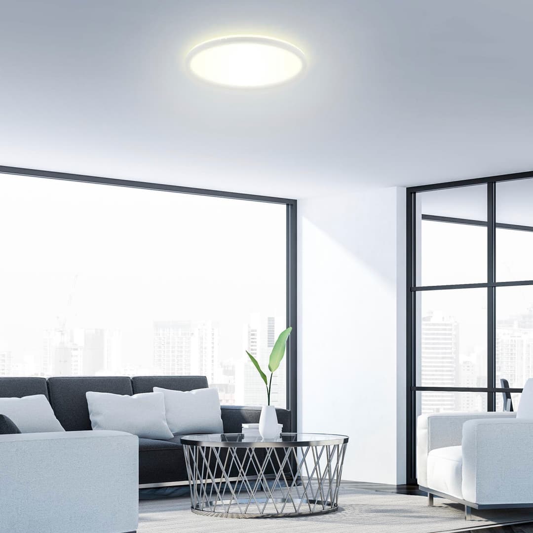 Briloner Leuchten LED Deckenleuchte 7157416 SLIM | Weiß